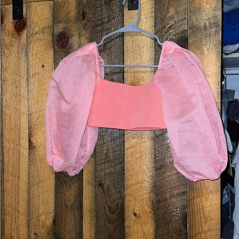 Gorgeous pink crop top
